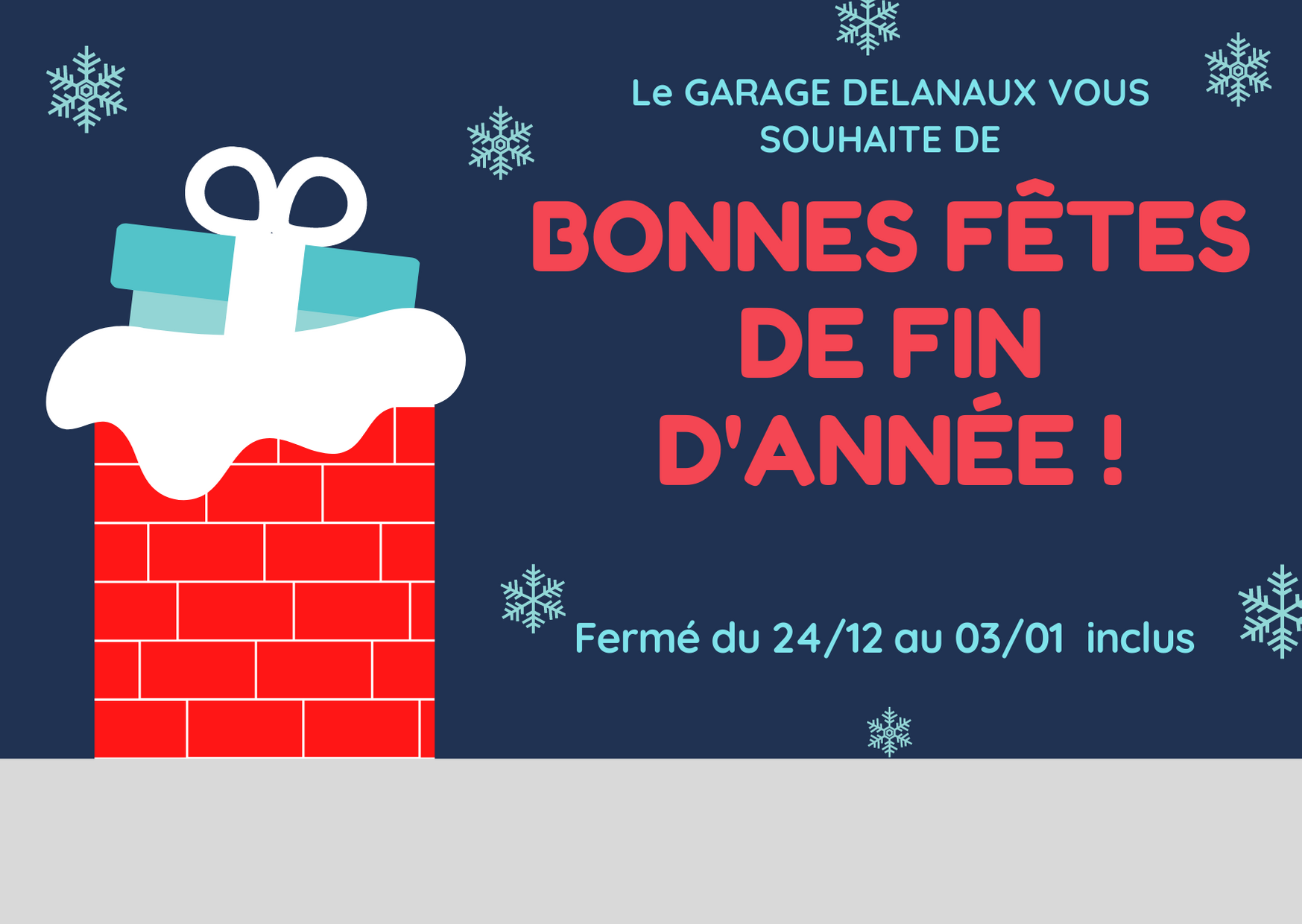 Bonnes fêtes de fin d'année